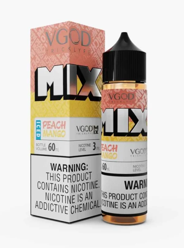 Vgod Salt- Iced Peach Mango