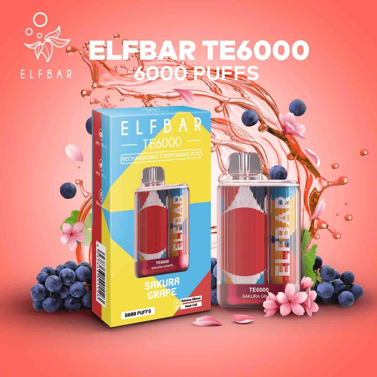 Sakura Grape – ELF BAR TE6000