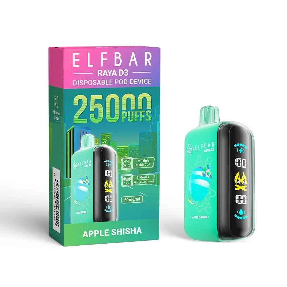 Elf Bar Raya D3 Apple shisha
