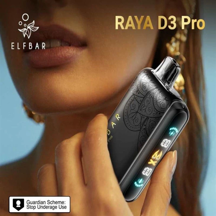 Elf Bar Raya D3 Pro 30 K – Peach Mango Watermelon Ice
