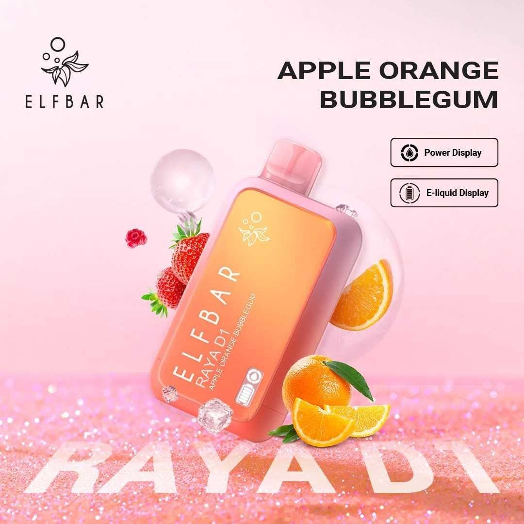 ELF BAR RAYA D1 – Apple Orange Bubblegum – 13000 Puffs