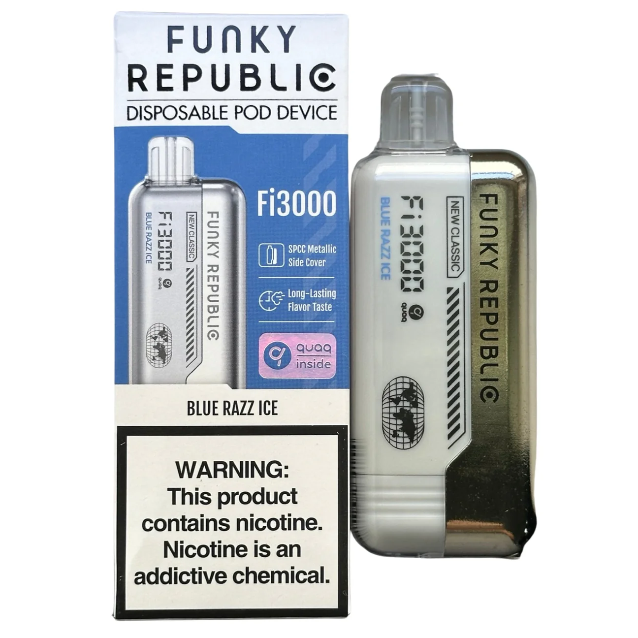 Funky Republic Fi3000 – Blue Razz Ice
