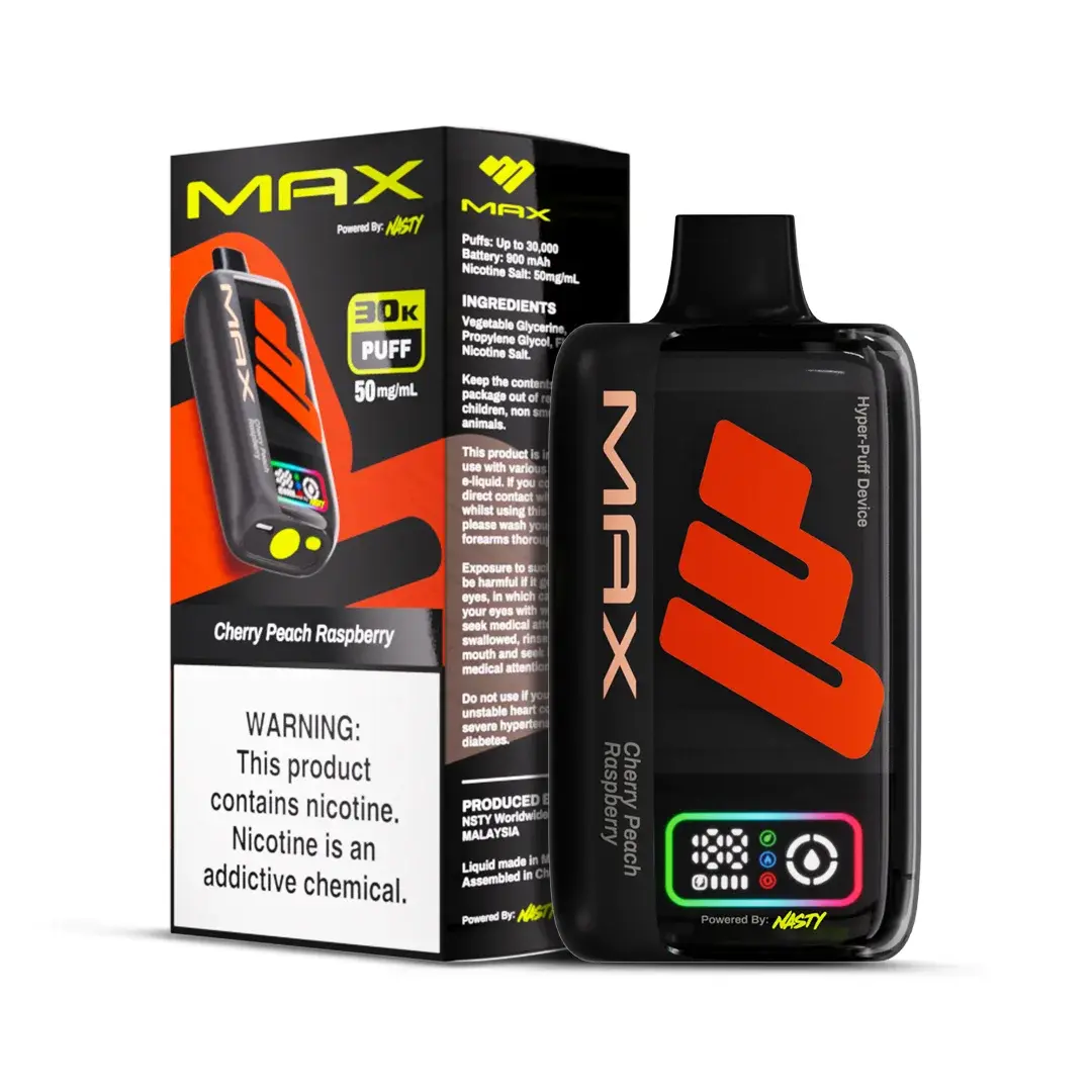 Nasty Max 30K Cherry Peach Raspberry