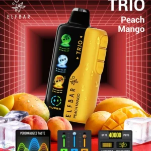 Elf Bar Trio - 40000 Puffs - Peach Mango