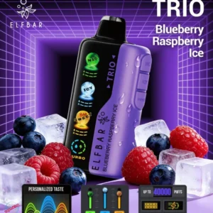 Elf Bar Trio Blueberry Raspberry Ice