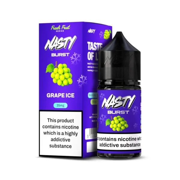 Nasty Burst Nic salts Grape ice