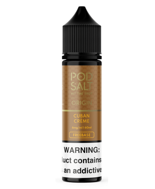 Pod Salt Freebase Cuban Cream Pod Salt Freebase Cuban Cream