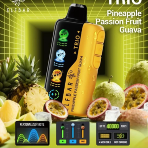 Elf Bar Trio Pineapple Passion Fruit Guava 40K Puffs