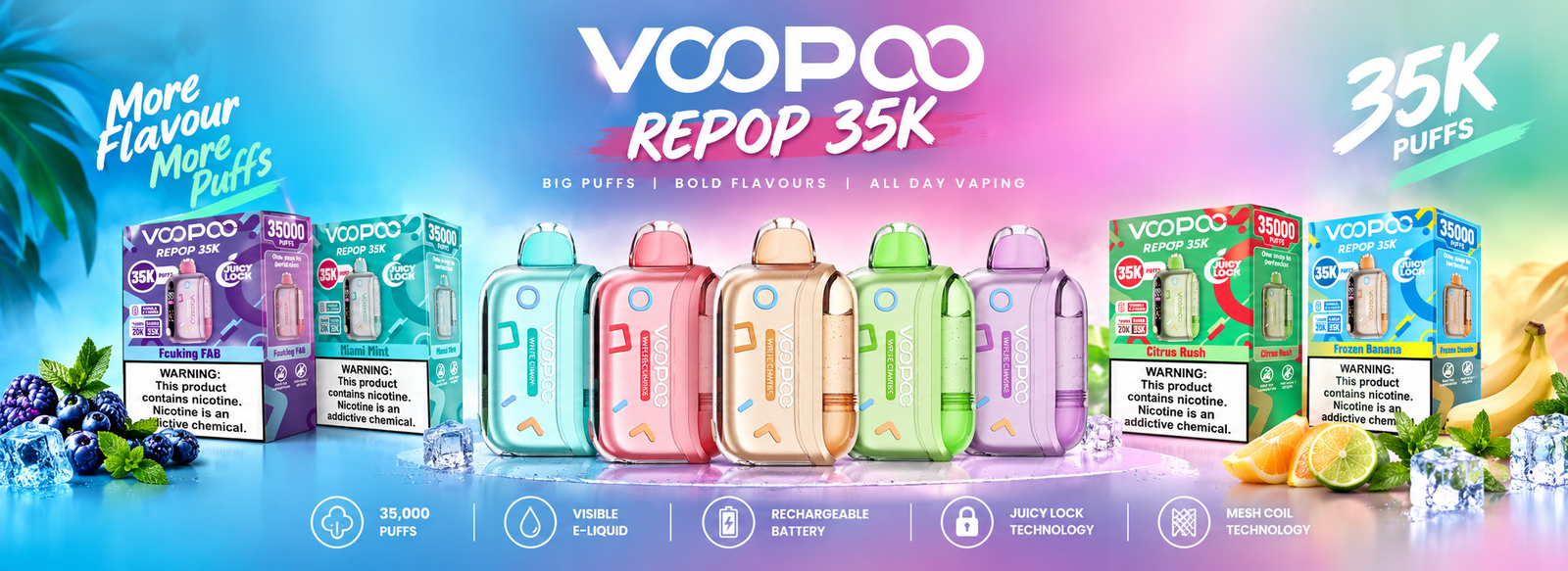 VOOPOO RePOP 35K Flavour Showcase